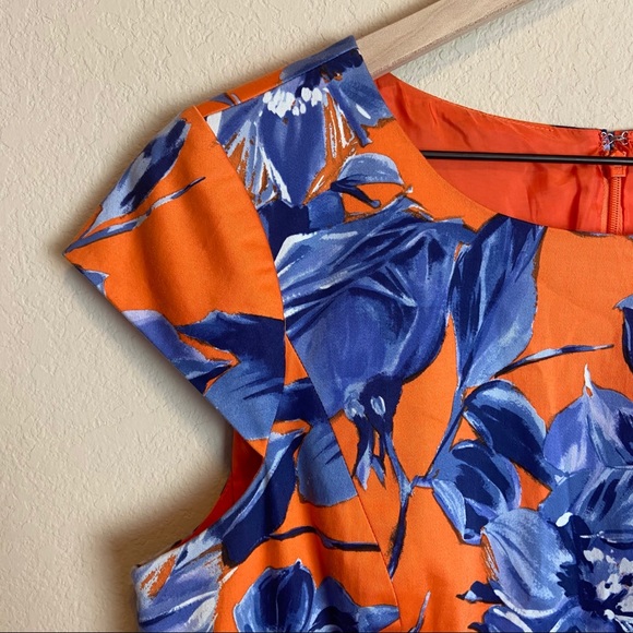 J.Crew Collection Floral Dress Size 10 - Picture 4 of 14